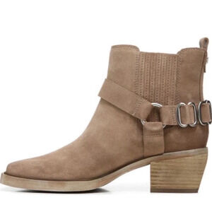NIB Sam Edelman Bellamie Western Harness Cowgirl Ankle Boots
Deep Taupe 8M 38